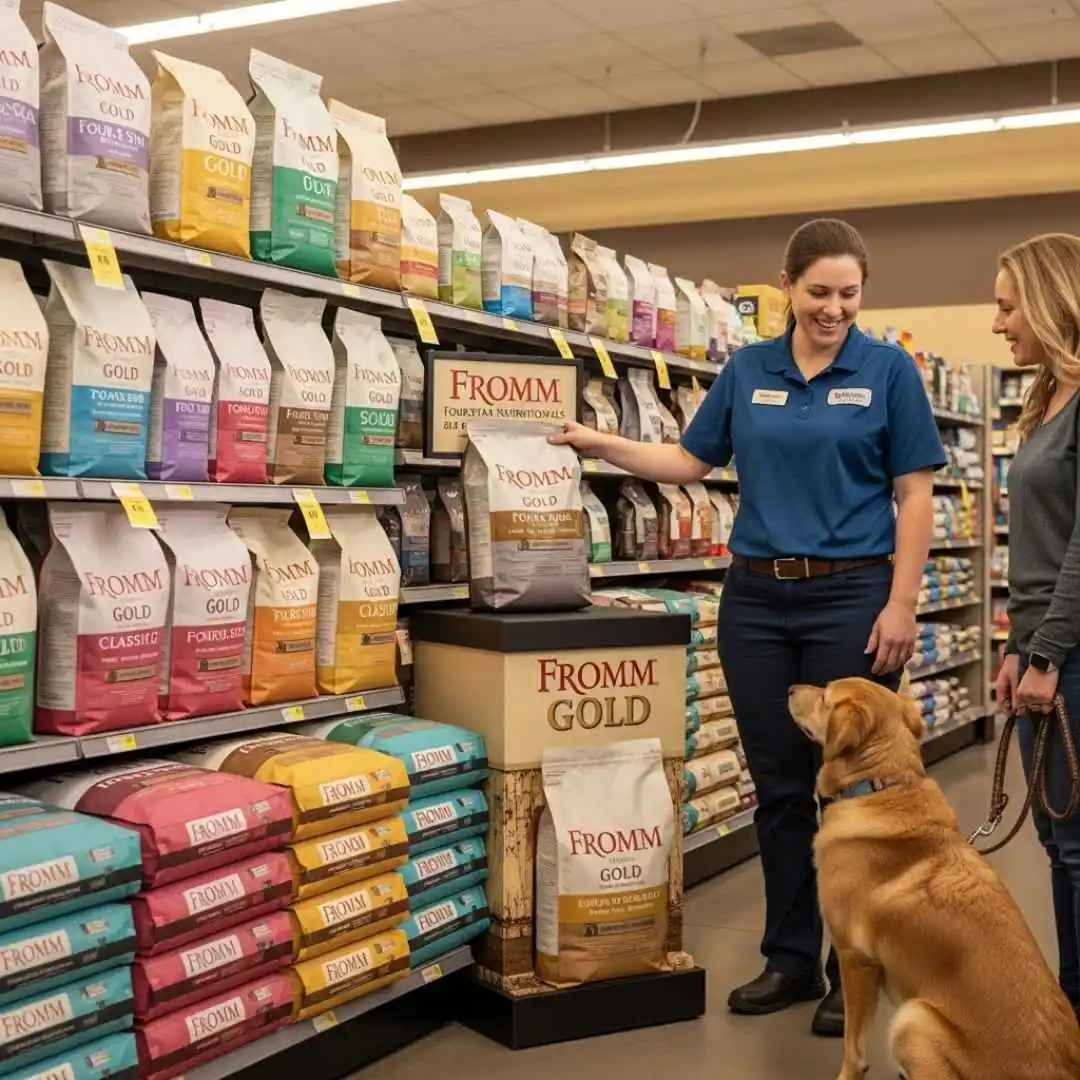 who carries fromm dog food